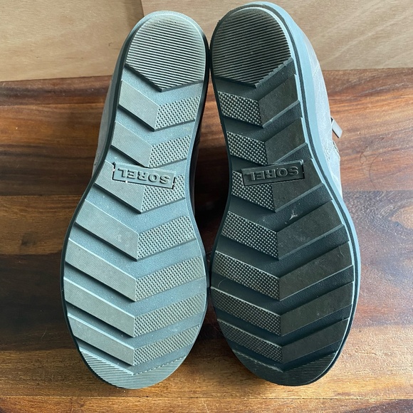 Sorel Evie II Gray Side Zip Chelsea Boots Ankle Booties Shoes Women's Size 8.5 - Picture 9 of 9